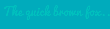 Image with Font Color 00C0BE and Background Color 00ABBC